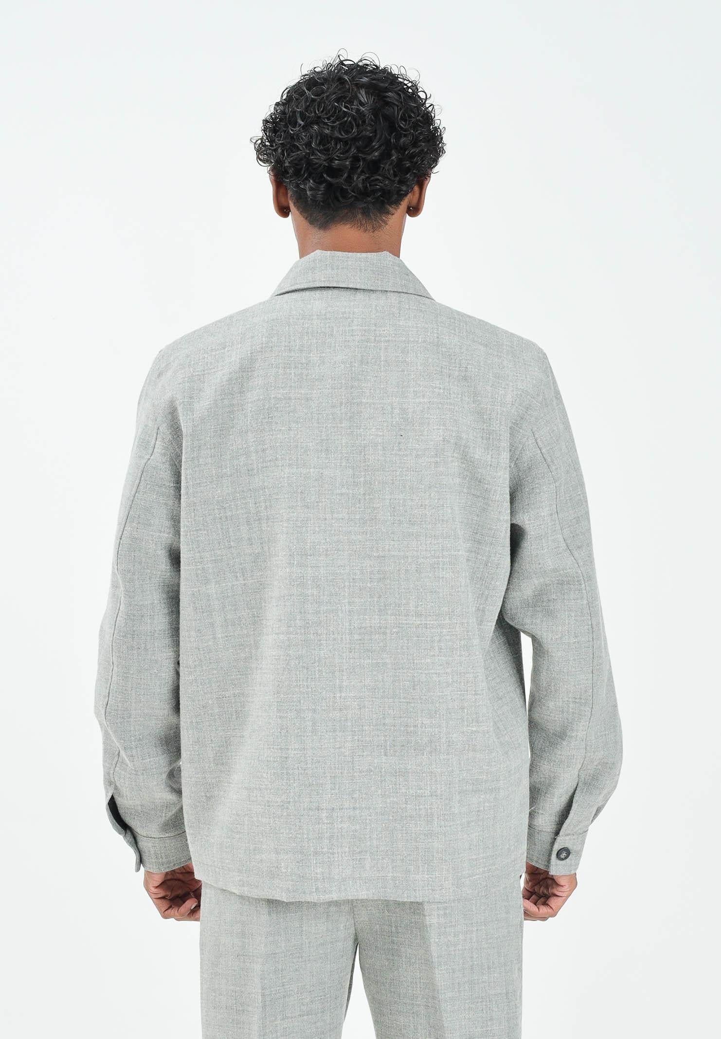 I'M BRIAN Camicia a manica lunga grigia da uomo CA3423 GRIG I'M BRIAN 