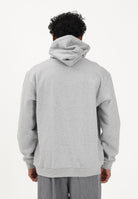 ADIDAS ORIGINALS Felpa con cappuccio Trefoil Essentials Loose grigia da uomo JV6057 . ADIDAS ORIGINALS 
