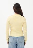 ONLY Maglioncino in tessuto a coste giallo da donna stile polo 15344841 DOCR ONLY 