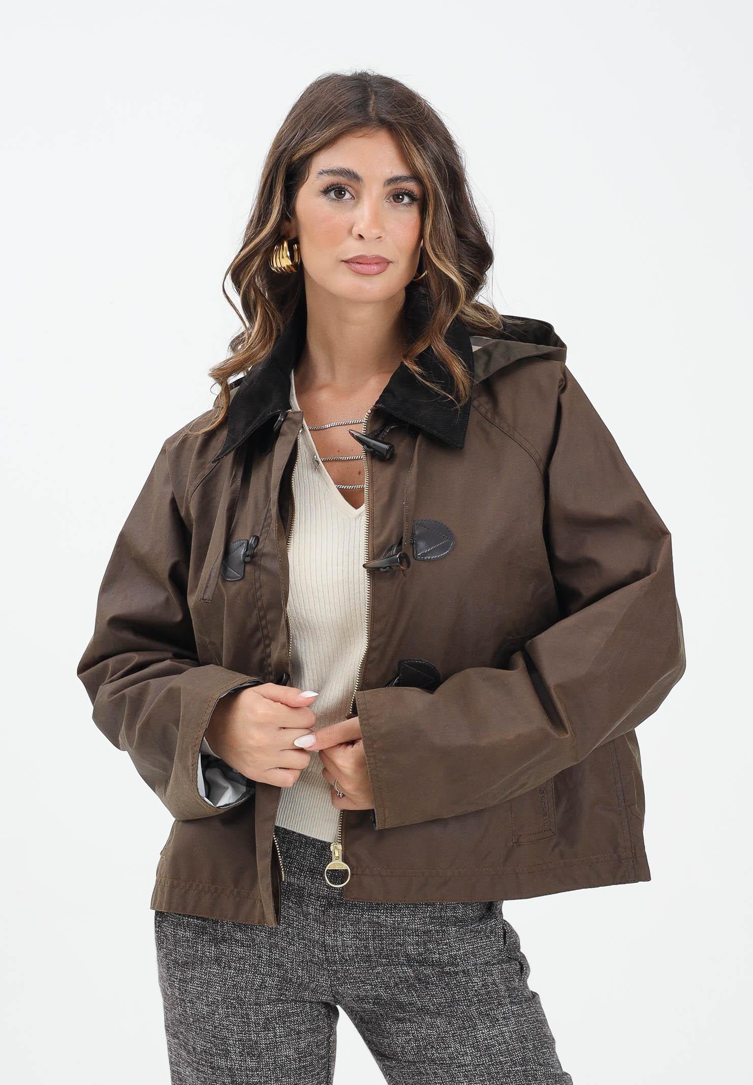 BARBOUR Montgomery cerato Myra marrone da donna 252MLWX1489 BR31 BARBOUR 