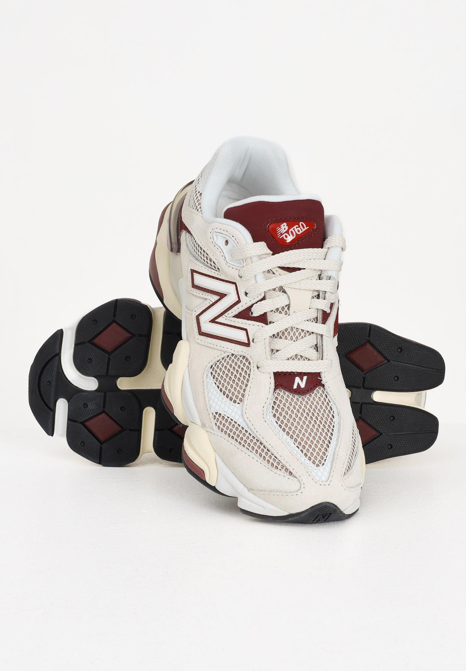 NEW BALANCE Sneakers 9060 panna e bordeaux per uomo e donna U9060PSD  NEW BALANCE 