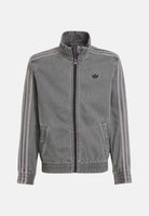 ADIDAS ORIGINALS Giubbotto di jeans Firebird in denim grigio per bambino e bambina JV7801 . ADIDAS ORIGINALS 