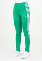 ADIDAS ORIGINALS Pantalone sportivo Adicolor SST verde da donna IK6601 . ADIDAS ORIGINALS 