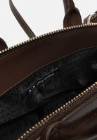 ARMANI EXCHANGE Borsa a mano marrone da donna con lucchetto XW000395AF12040 U6304 ARMANI EXCHANGE 