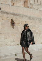 ARMANI EXCHANGE Montone nero da donna con interno e profili in eco-pelliccia XW000713AF16389 UC001 ARMANI EXCHANGE 