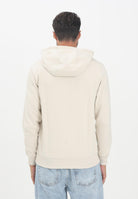 TOMMY HILFIGER Felpa con cappuccio panna da uomo rifinita da stampa logo MW0MW40534ACG  TOMMY HILFIGER 