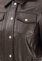 MAX MARA Giubbotto in pelle MSTBIADA marrone da donna 2616441011600 002 MAX MARA 