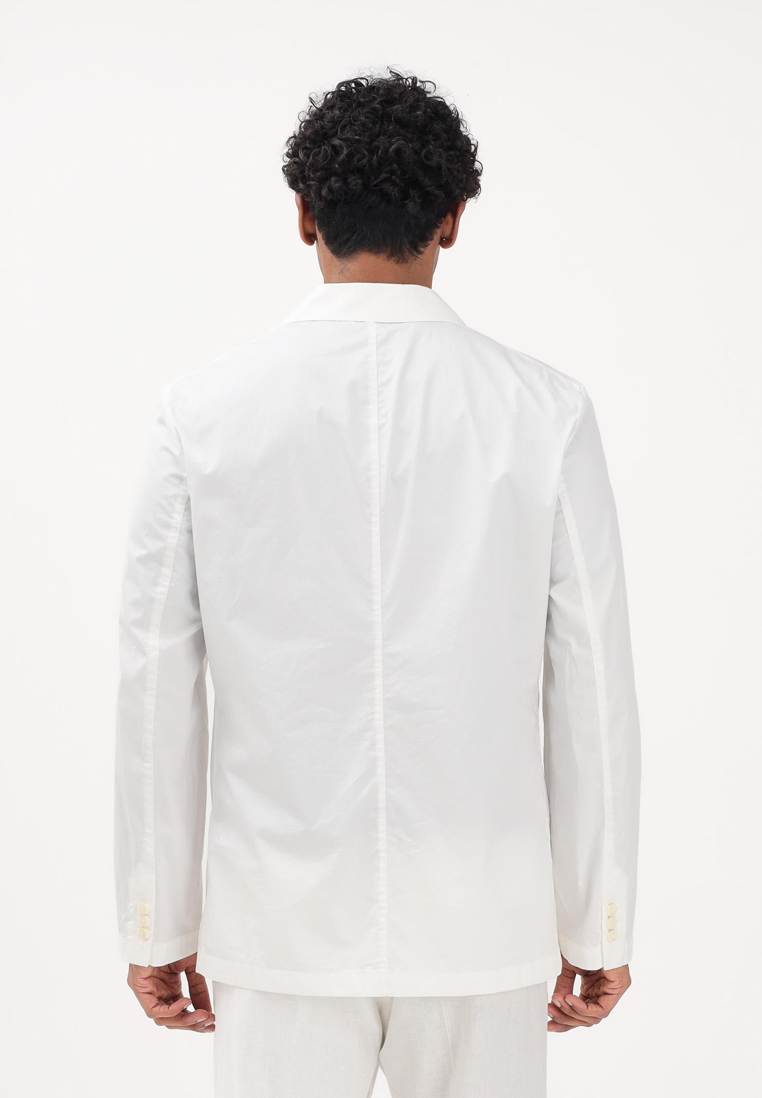ARMANI EXCHANGE Giacca in lino bianco da uomo XM002073AF11882 U0009 ARMANI EXCHANGE 