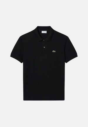 LACOSTE Polo nera per uomo e donna con patch logo coccodrilo 1212 031 LACOSTE 
