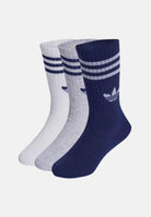 ADIDAS ORIGINALS Calzini (6 paia) 3-Stripes blu, bianco e grigio per bambino e bambina KD8423 . ADIDAS ORIGINALS 