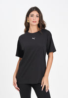 PUMA T-shirt a manica corta ESS Relaxed nera da donna 684971 01 PUMA 