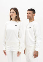 NIKE Felpa girocollo Nike Club bianca per uomo e donna FN3888 133 NIKE 