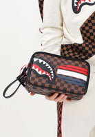 SPRAYGROUND Pochette MACHINE FRANCAISE marrone per uomo e donna 910B7492NSZ  SPRAYGROUND 