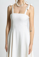 SANTAS Abito midi MEDELEINE panna da donna PV2508 PANNAC SANTAS 