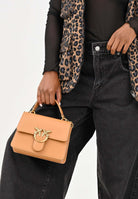 PINKO Borsa a mano Mini Love Bag One Top Handle Light torrone da donna 100071A0F1 C83Q PINKO 