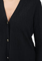ARMANI EXCHANGE Cardigan corto nero da donna con logo all-over XW001315AF16619 FC101 ARMANI EXCHANGE 