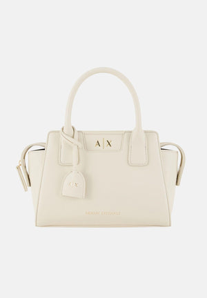 ARMANI EXCHANGE Borsa a mano panna da donna con logo XW002159AF19892 U1003 ARMANI EXCHANGE 