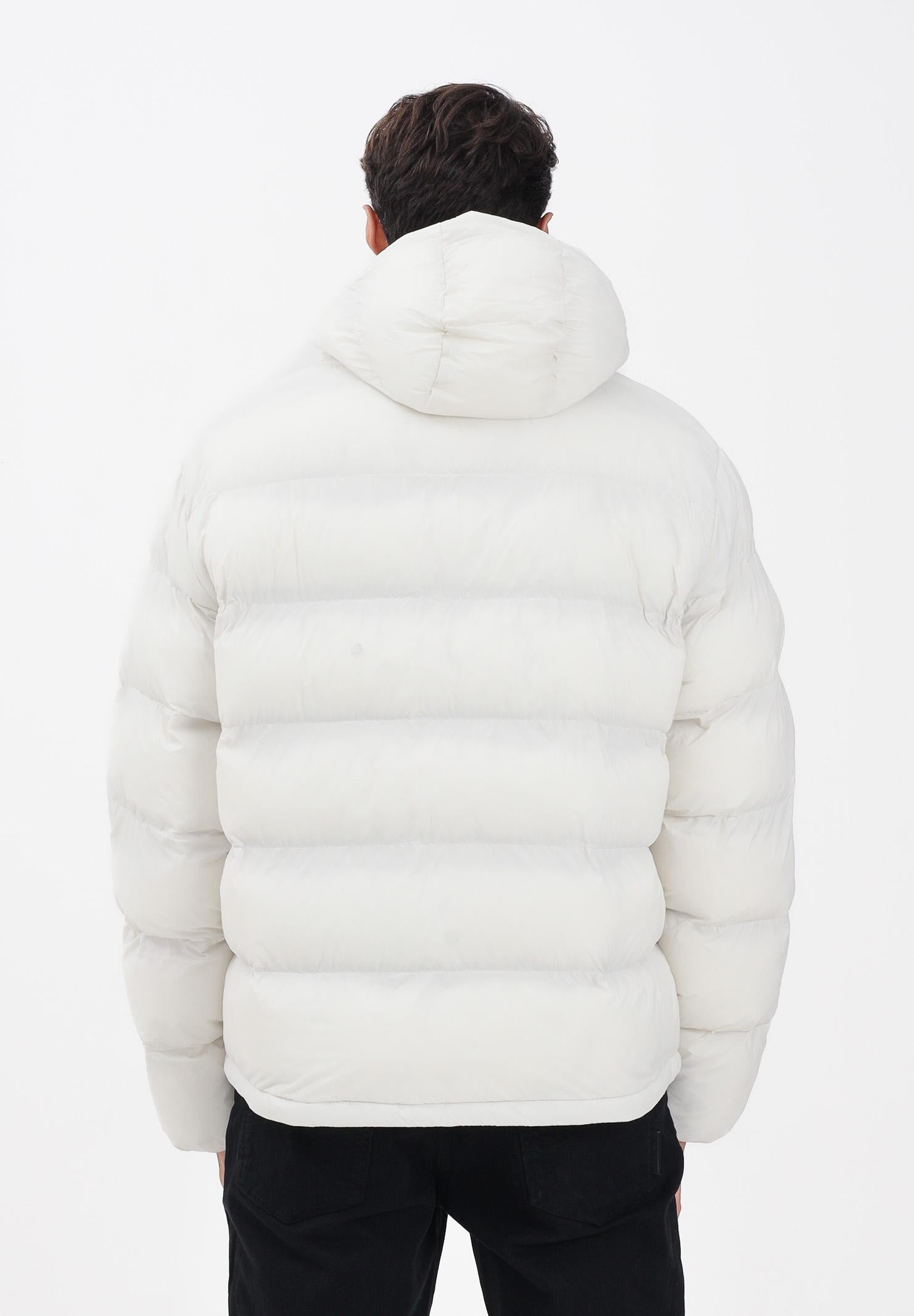 CALVIN KLEIN JEANS Piumino bianco da uomo con logo LV04RD528G67U . CALVIN KLEIN JEANS 