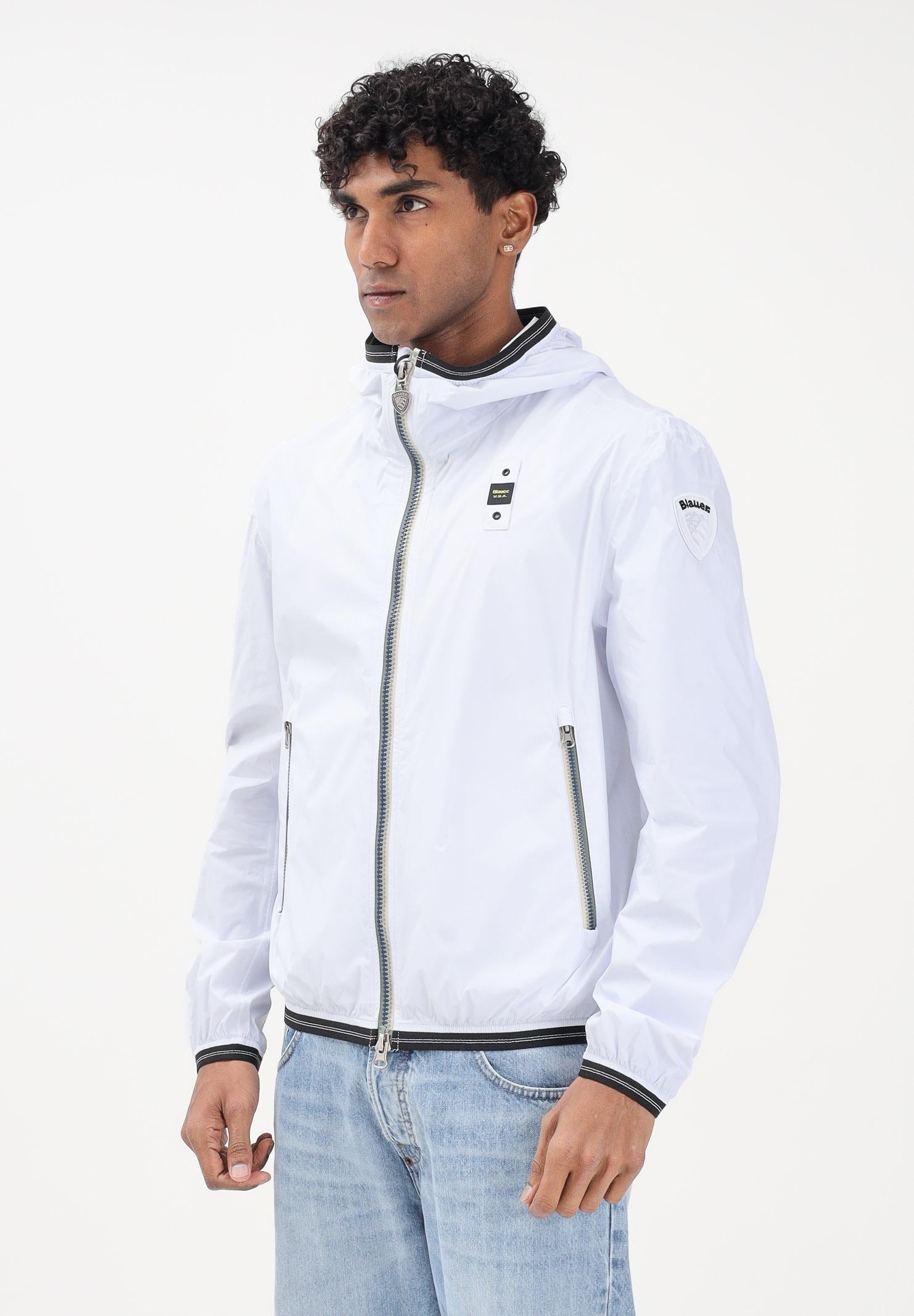 BLAUER Giacca a vento DODGE bianca da uomo 26SBLUC11021-007111 100 BLAUER 