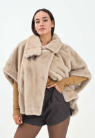 PINKO Cappa beige da donna effetto pelliccia 103837A2PI C60 PINKO 