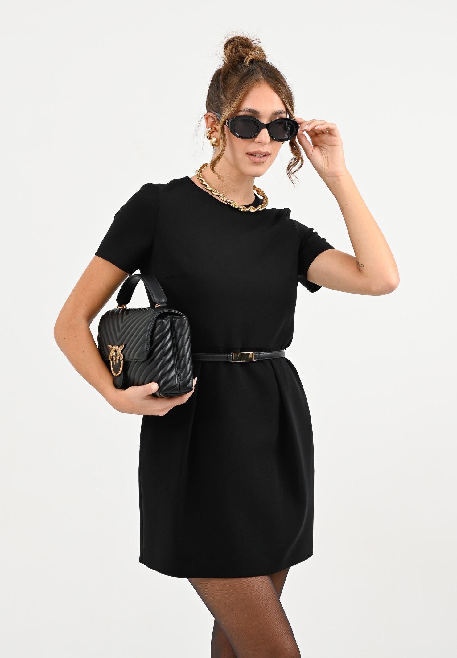 MAX MARA Abito corto KEFALOS nero da donna 2526226061600 001 MAX MARA 