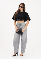 VICOLO Jeans CHIARA balloon in denim grigio da donna DAB5156 DEGR VICOLO 