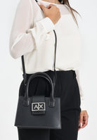 ARMANI EXCHANGE Borsa a mano nera da donna con logo XW000306AF12039 UC001 ARMANI EXCHANGE 