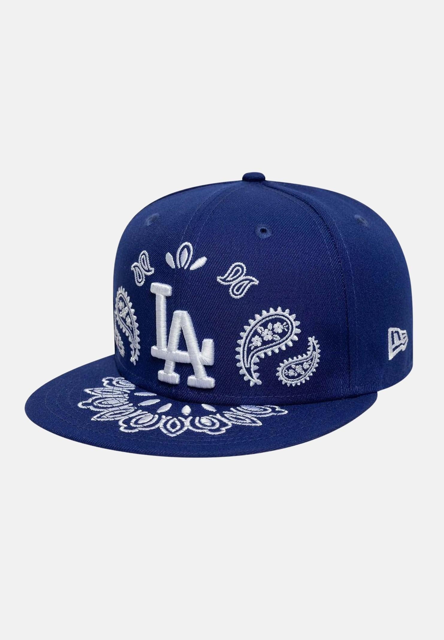 NEW ERA Cappello con visiera 59FIFTY Fitted LA Dodgers MLB Paisley blu per uomo e donna 60691174  NEW ERA 