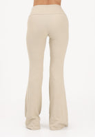 ADIDAS ORIGINALS Leggings Essentials Rib Flared beige da donna KD3850 . ADIDAS ORIGINALS 