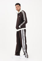 ADIDAS ORIGINALS Pantalone sportivo Adibreak Classic marrone e bianco da uomo KE1679 . ADIDAS ORIGINALS 