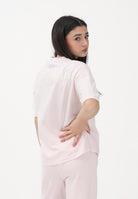 PALM ANGELS T-shirt a manica corta rosa per donna, ragazze e bambine con logo PGAA001S26JER001 042 PALM ANGELS 