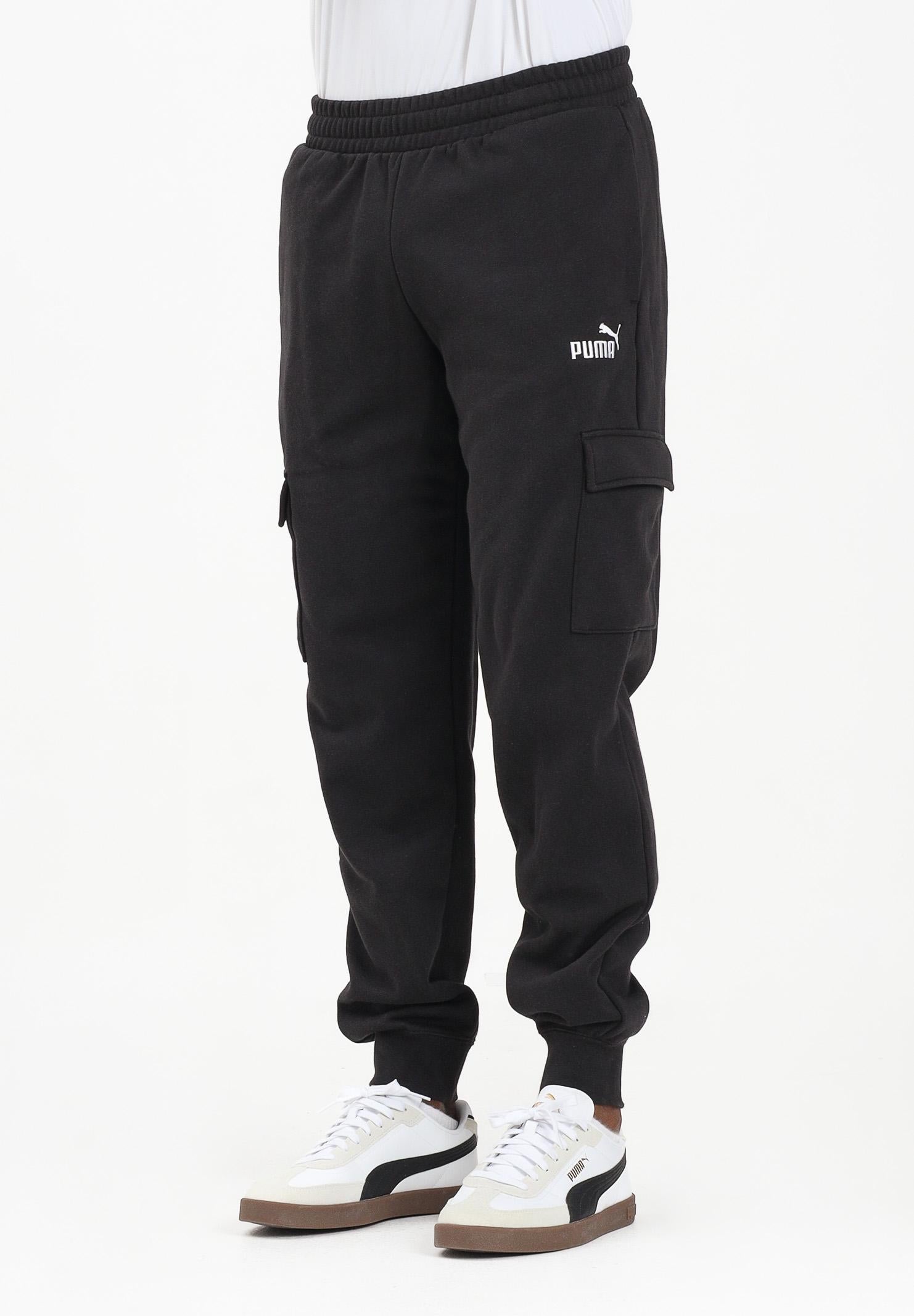 PUMA Pantalone sportivo nero da uomo in stile cargo 682660 01 PUMA 