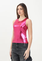 DIESEL Canotta Tlynys fucsia per donna, ragazze e bambine con logo Oval D J021780THAG K362 DIESEL 