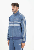 ADIDAS ORIGINALS Giubbotto Adicolor First in denim blu da uomo JX6457  ADIDAS ORIGINALS 