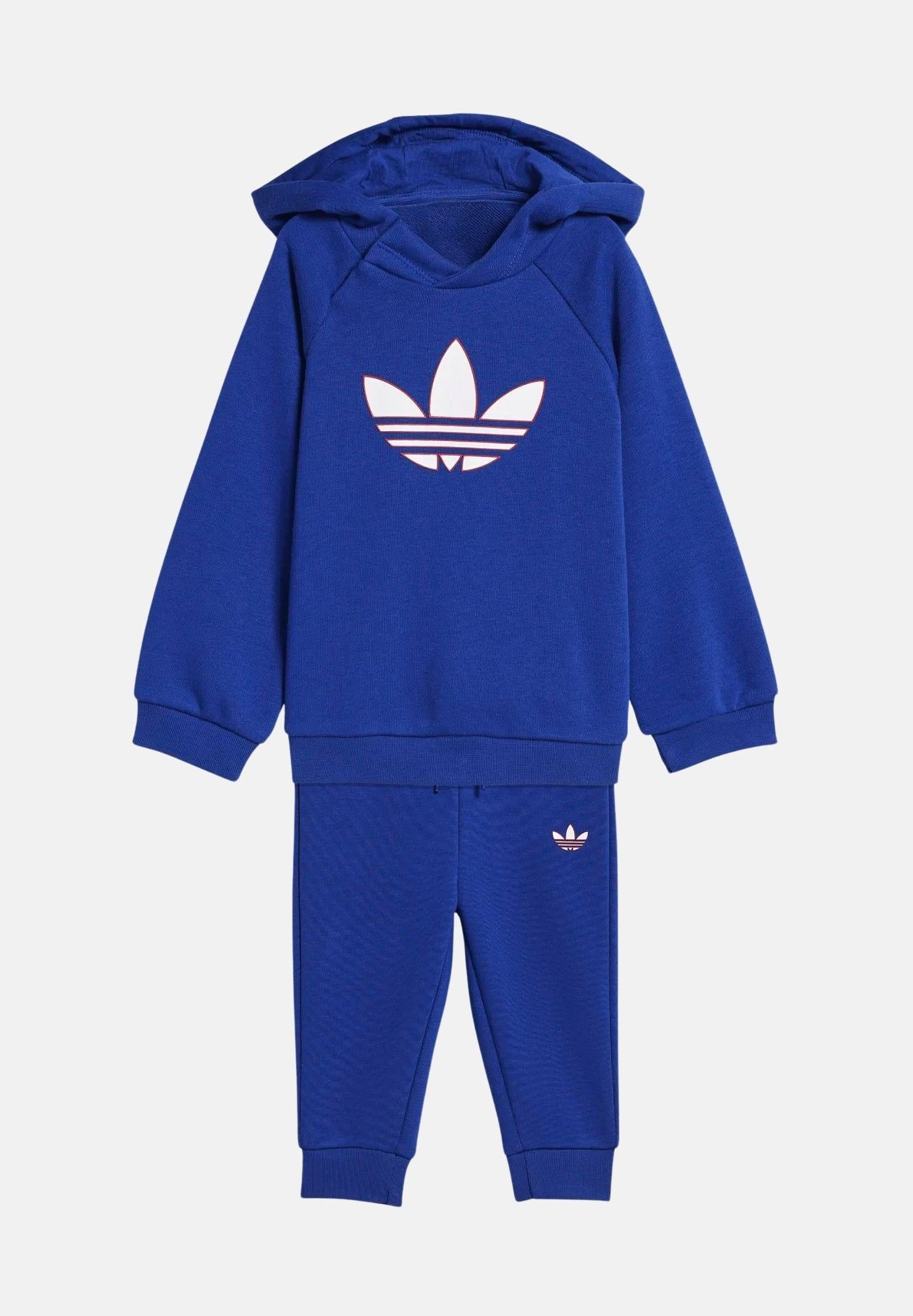 ADIDAS ORIGINALS Tuta GRAPHIC TREFOIL blu da neonato KD3164 . ADIDAS ORIGINALS 