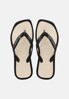 HAVAIANAS Infradito Top Square Fusion neri e panna da donna 4149944 0090 HAVAIANAS 