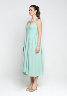 SANTAS Abito midi MARSHMALLOW verde menta da donna PV2509 VERDE SANTAS 