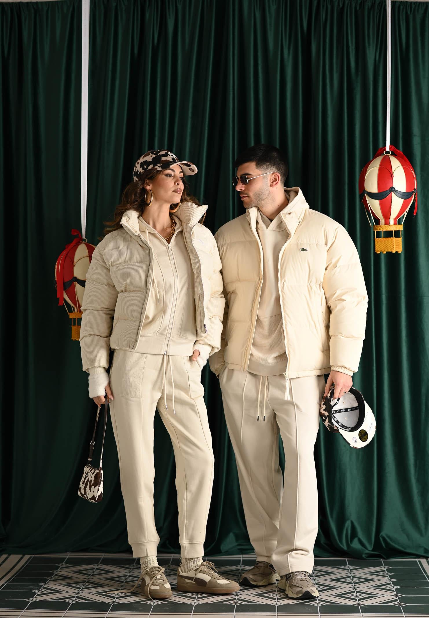 PUMA Piumino in velluto a coste Wardrobe Essentials panna da donna 632171 87 PUMA 