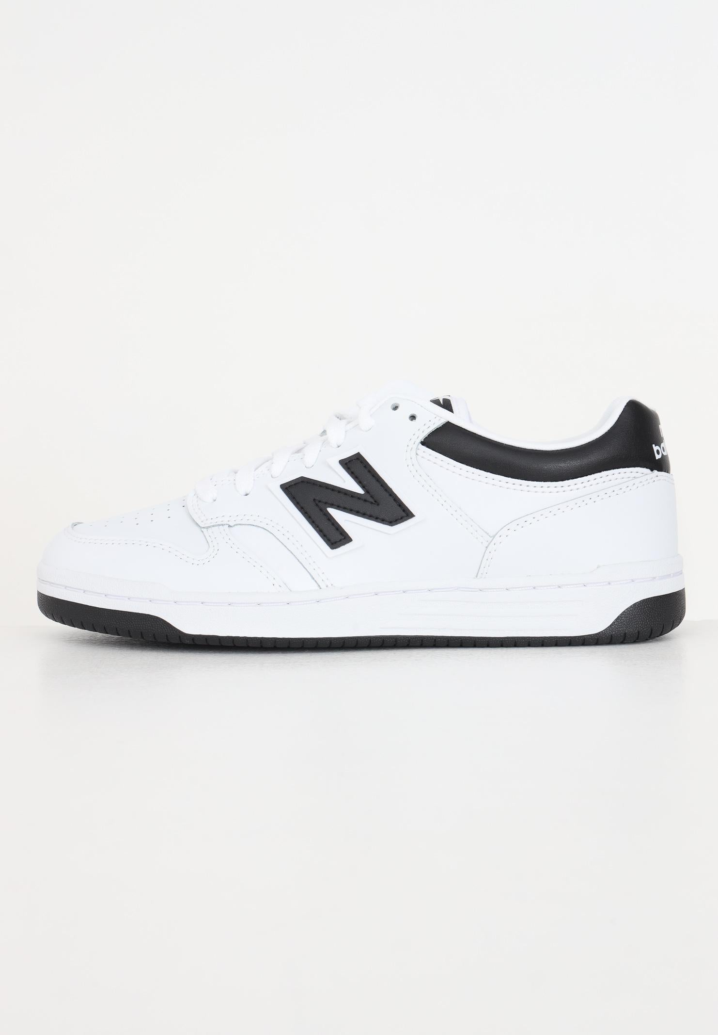 NEW BALANCE Sneakers 480 bianche e nere da uomo BB480LBK WHITE-BLACK NEW BALANCE 