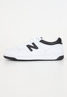 NEW BALANCE Sneakers 480 bianche e nere da uomo BB480LBK WHITE-BLACK NEW BALANCE 