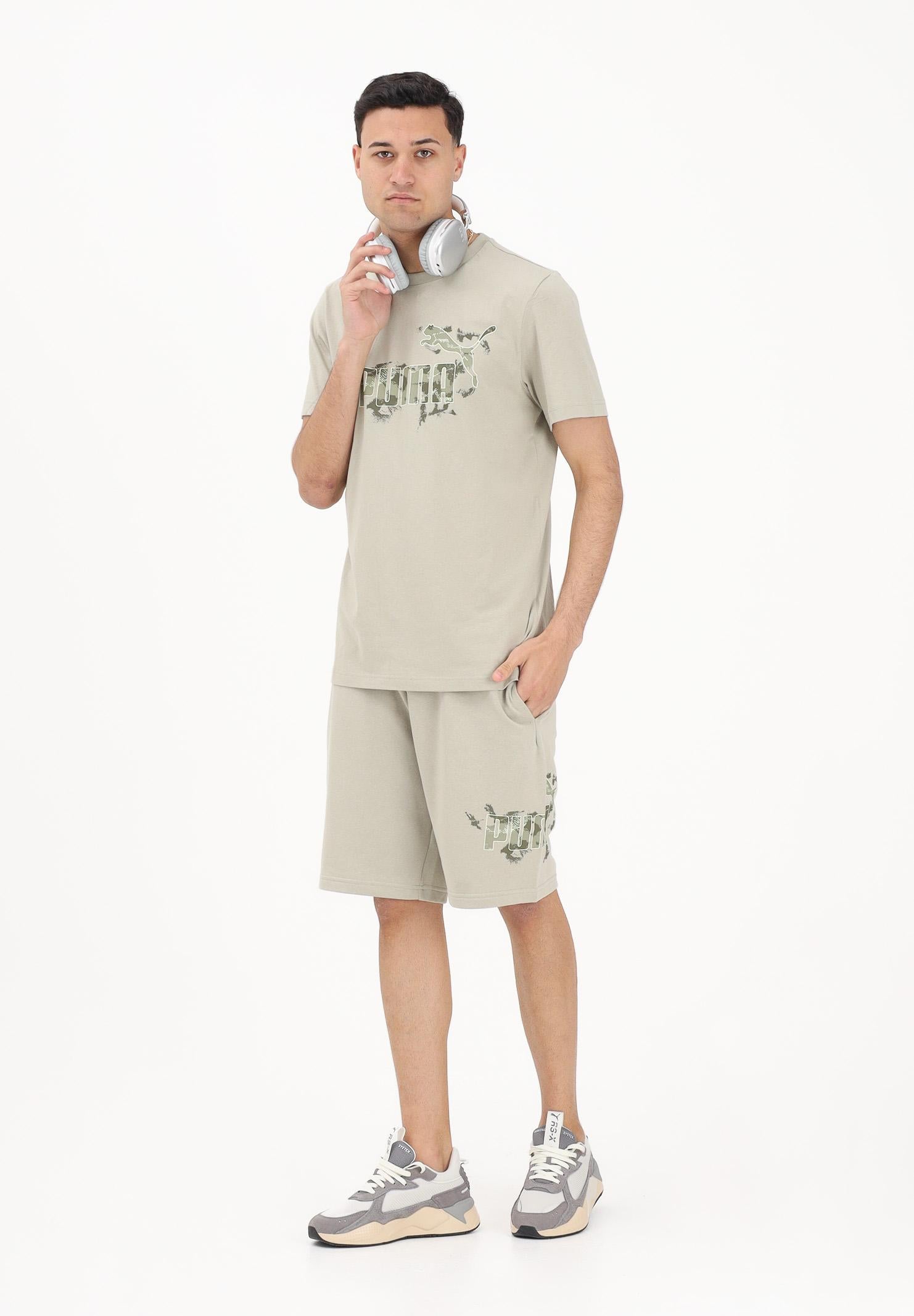 PUMA Shorts sportivo Camo 10" beige da uomo 692038 61 PUMA 