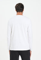 PUMA T-shirt a manica lunga Essentials con logo N. 1 bianca da uomo 682546 02 PUMA 