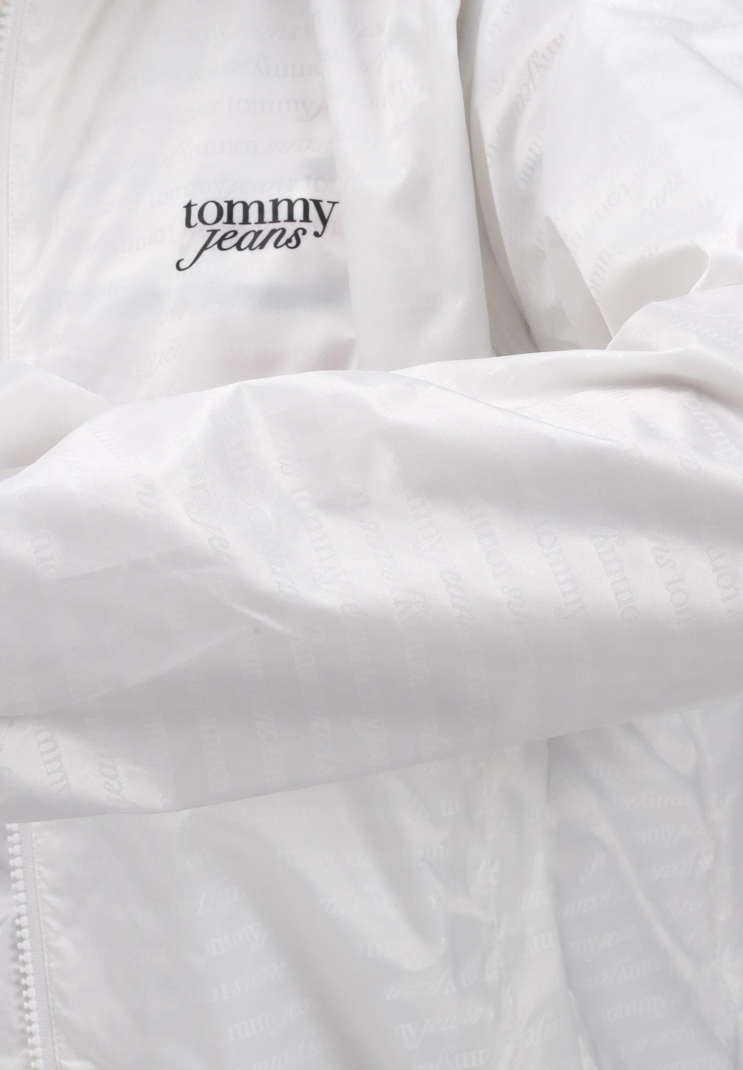 TOMMY JEANS Giacca a vento panna da donna con logo DW0DW20952YBL  TOMMY JEANS 