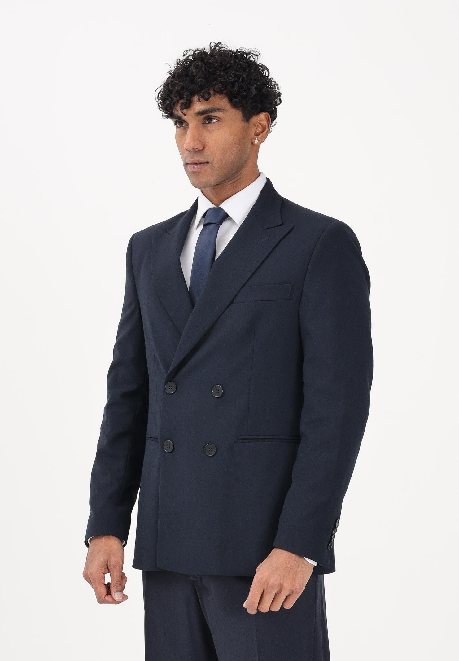 I'M BRIAN Giacca doppiopetto blu da uomo GIA3657 005 I'M BRIAN 