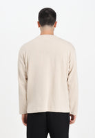 SELECTED HOMME T-shirt a manica lunga beige da uomo 16097847 Oatmeal SELECTED HOMME 