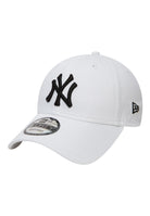 Berretto bianco per uomo e donna con ricamo logo Yankees 10745455 . NEW ERA 