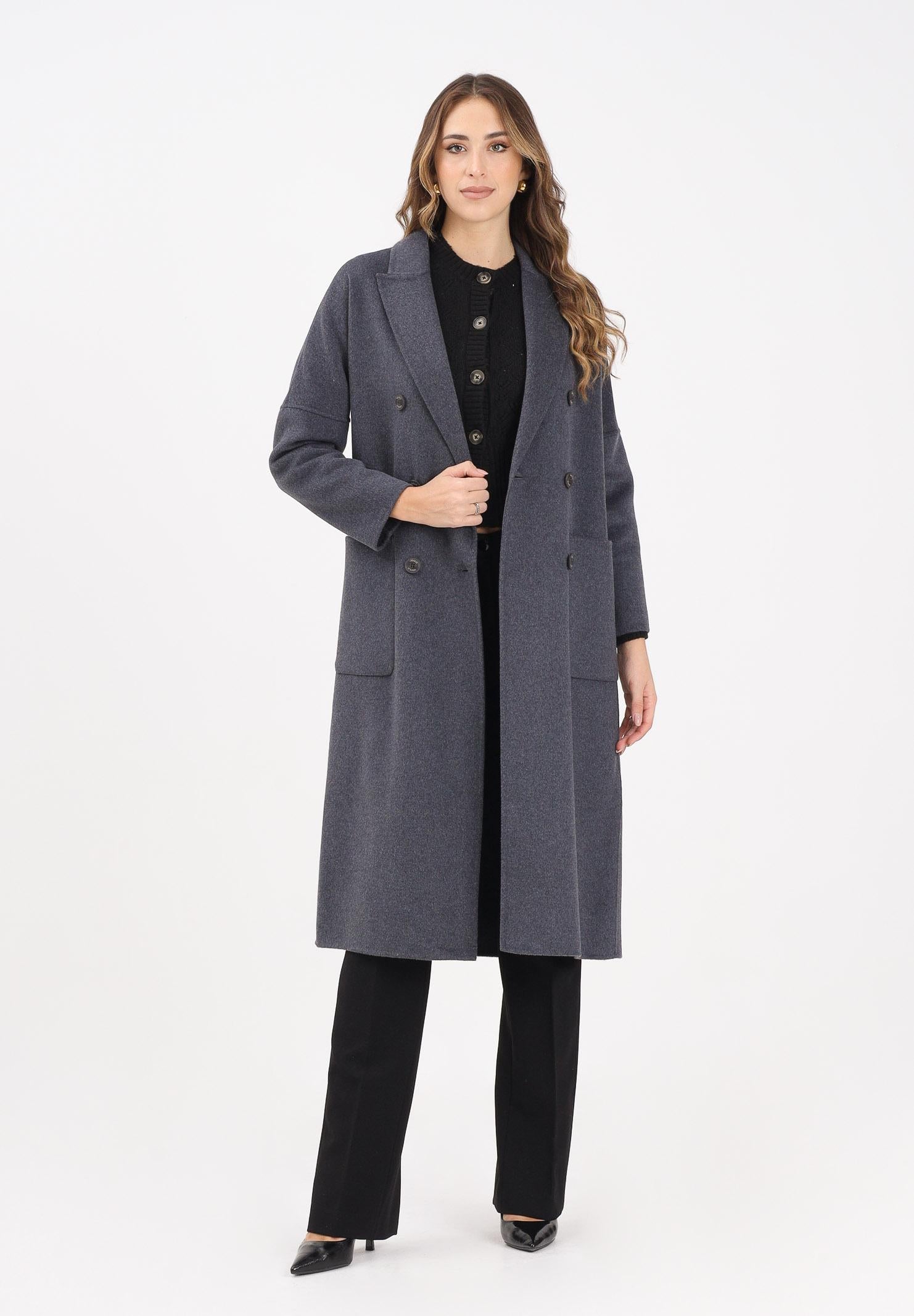 VICOLO Cappotto lungo grigio da donna TF0001 A195 VICOLO 