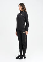 PUMA Tuta Ess + Textured Foil FZ nera da donna 692202 01 PUMA 