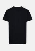 JORDAN T-shirt a manica corta nera per bambino e bambina con ricamo Jumpman 95D266 023 JORDAN 