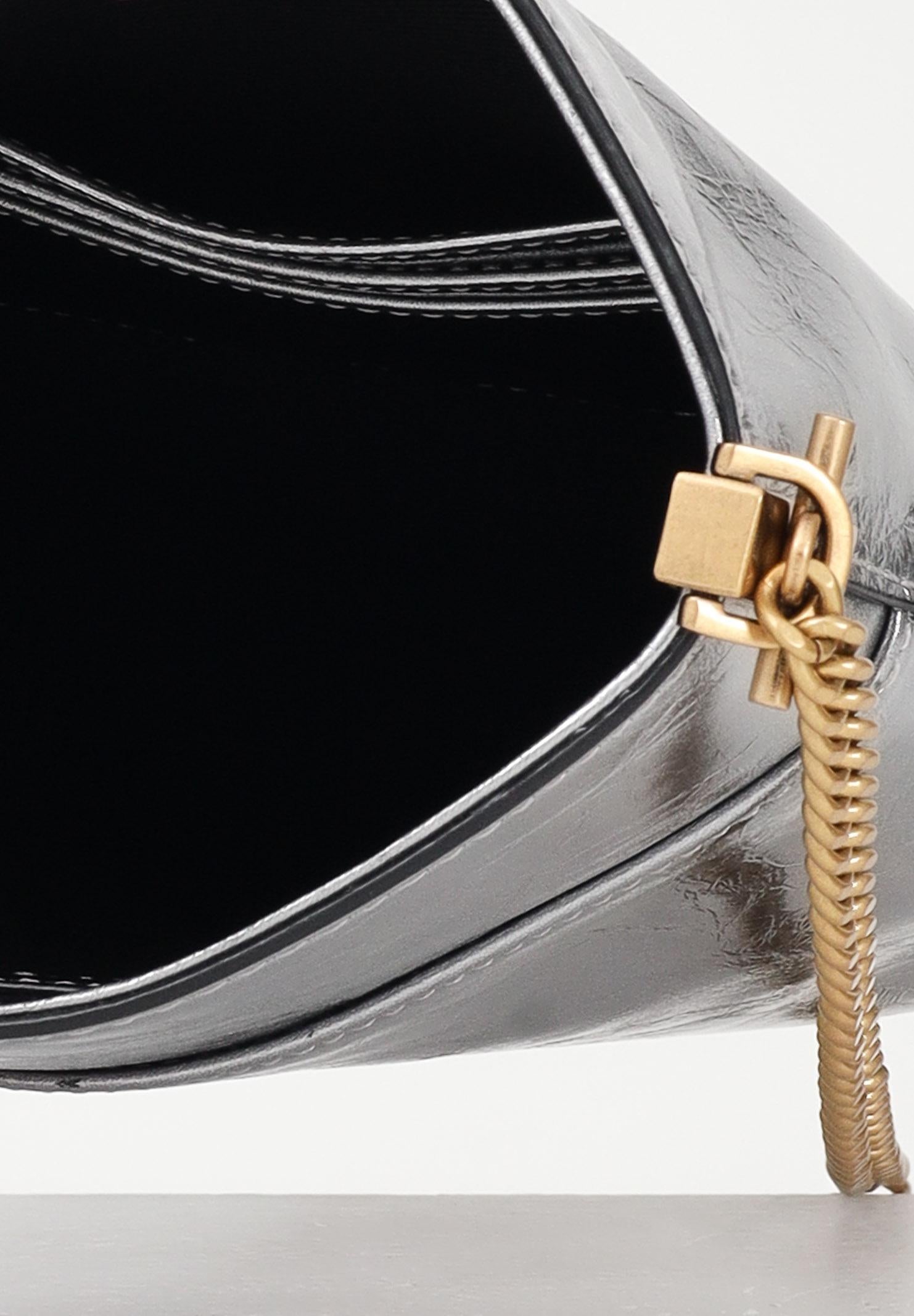 PINKO Borsa a tracolla argento da donna dalla forma a secchiello 105352A2OT KZ7Q PINKO 